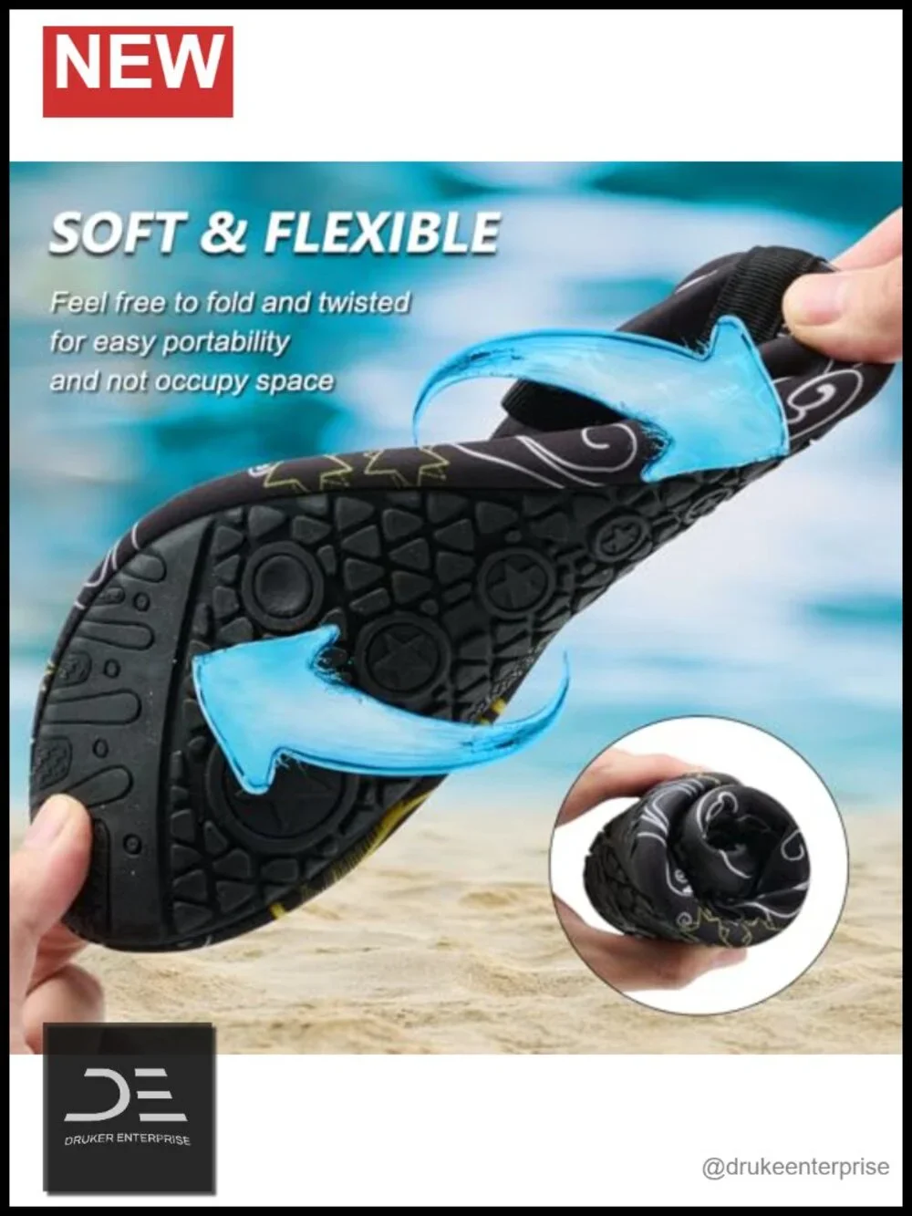 Women's Barefoot Quick-Dry Aqua Socks Slip-on Water Shoes for Beach Swim Yoga